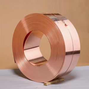 Bobine de cuivre à surface brillante de qualité industrielle JIS H3100, bande de cuivre résistante à l'usure, pièces de machines, raccords de tuyauterie hydraulique - Product Image 1