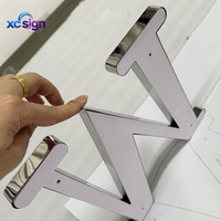 Enseigne Lumineuse Personnalisée Haut de Gamme avec Logo Rétroéclairé, IP65, LED Métal 3D, Transformateur CA, Compatible HomeKit, Télécommande, pour Bureaux/Immeubles/Commérces