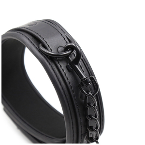 Collar Bdsm <span class=keywords><strong>de</strong></span> cuero y cadena <span class=keywords><strong>de</strong></span> hierro, collares esclavos Bdsm, Collar <span class=keywords><strong>de</strong></span> Bondage para mujeres, Juguetes sexuales para parejas, adultos, ataduras sexuales - Product Image 5