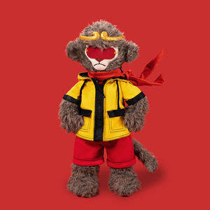 Muñeco de Peluche Personalizado al por Mayor de Sun Wukong, el Rey Mono Chino, de Algodón Suave con Relleno de PP, Black Myth - Product Image 1