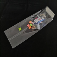 Sacs à fond carré en plastique Emballage de bonbons Emballage de pain OPP Sac d'emballage thermoscellé pour sandwich triangle impression hélio Bopp