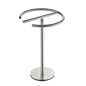 New Arrival Stainless Steel Standing Towel Rack for Apartment Home Countertop Bathroom and Kitchen Towel Hanging <b>Bar</b> - Product Image 1