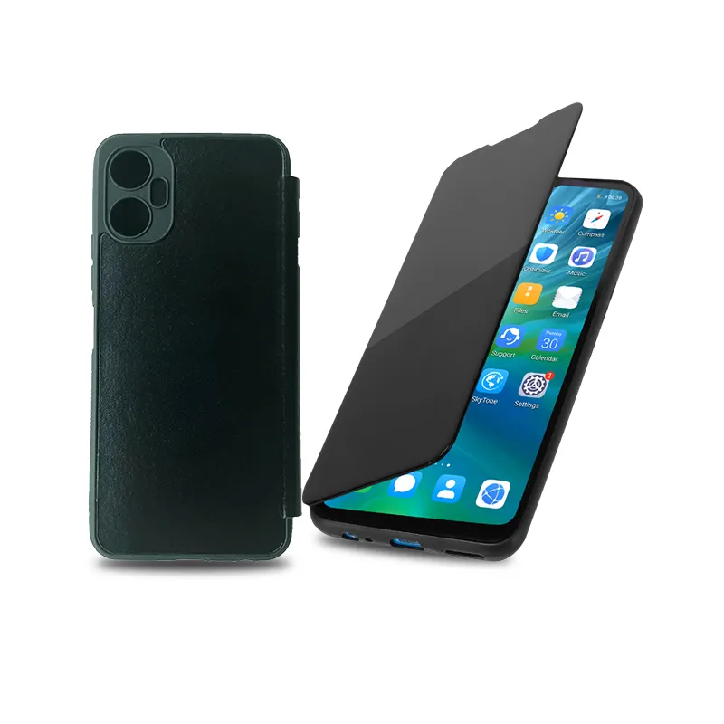 Protection d'objectif d'appareil photo en cuir Freeboy Flip TPU + PU + étui de téléphone PC adapté à la coque de téléphone INF NOTE 30 Pro