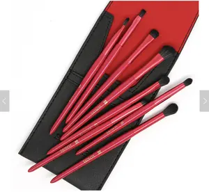 Maange — lot de 8 pinceaux de maquillage pour débutant, brosse à yeux en poils souples, portable, poignée en forme d'étoile, bijoux, nouveauté 2020