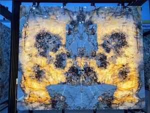 YDSTONE - Losa de Granito Patagónico Brasileño Retroiluminada de Piedra Natural Moderna Personalizada para Paneles de Pared y Baldosas de Piso - Product Image 1