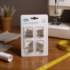 Set di spille di sicurezza Ilan 80 pezzi 2,8 cm 3,2 cm 3,8 cm 4,4 cm per cucito - Product Image 3