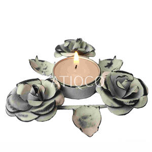 Candelero moderno de metal con luz de té, atractivo diseño de hierro dorado, superventas para fiestas, el último candelabro votivo estándar - Product Image 2