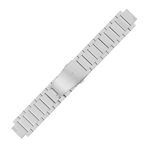Bracelet de montre en acier inoxydable, bracelet à maillons argentés, fermoir papillon, bracelet de remplacement pour montre-bracelet - Product Image 2