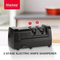 Aiguiseur de couteaux professionnel à deux étages, électrique, en céramique diamantée, multi-grains, écologique, durable, gadgets de cuisine pour la réparation et la restauration