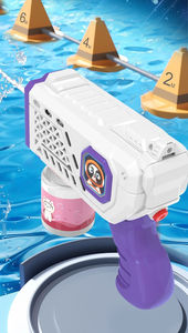 2合1多色儿童塑料气泡和水枪远程户外夏季玩具 - Product Image 5