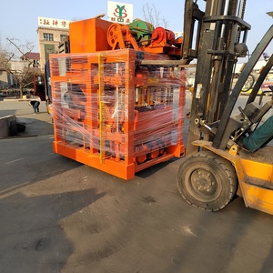 QTJ4-26型シェンヤPLC振動成形舗装ブロック製造機、コンクリート中空レンガ製造機、操作が簡単 - Product Image 2