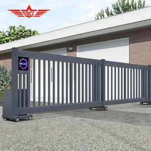 Porte coulissante électrique automatique Shengshihchanglong, vente en gros directe, avec télécommande - Product Image 2