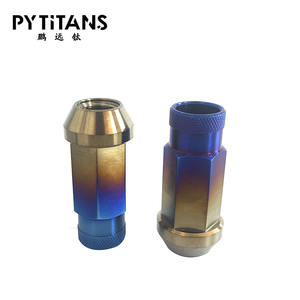 באיכות גבוהה m12 m14 סגסוגת טיטניום גלגל טיטניום אגוזי גלגל אגוזי מפעל מחיר סיטונאי על ידי פיטיטנים - Product Image 4