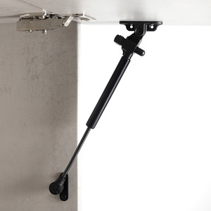 Hydraulic Pneumatic <b>Rod</b> 80N Black For Cabinet Wooden And Aluminum Doors Minimalist Design Easy Installation - Product Image 2