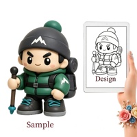 Weimeitoy OEM Production de jouets IP, Statue de randonneur d'extérieur en résine, ABS, PVC, Faible MOQ, Figurine d'action anime personnalisée, Cadeau promotionnel