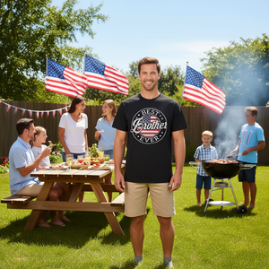 T-shirt avec drapeau américain Best Brother Ever, design assorti pour la famille - Product Image 3