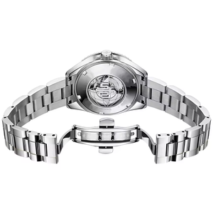 Montres automatiques de luxe en diamant pour hommes, étanches à 50 m, haute qualité, logo personnalisé, montres mécaniques en acier inoxydable - Product Image 4