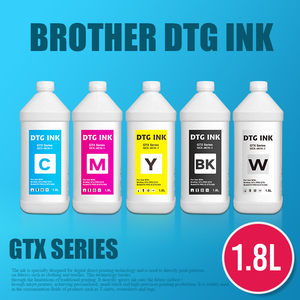 หมึกพิมพ์เสื้อผ้า GTX Series <span class=keywords><strong>GCX</strong></span> 4K70-1 Hot 1.8L สำหรับเครื่องพิมพ์ Brother GTX พร้อมชิป - Product Image 2