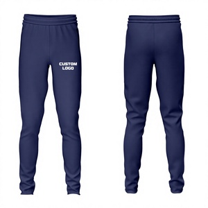 Custom Dark Blue Regular Fit Trouser <b>Pant</b> Cotton Double Jersey Sportswear Summer Quick Dry From Pakistan - Product Image 1