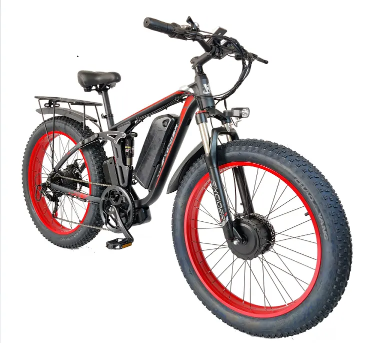 Hot sale 48V 2000W CE electric mountain bike 16AH 23AH Lithium battery full suspension electcic bicycle off road ebike for adult