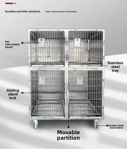 Daha iyi hasta bakımı için kolay kullanım ile Lekang tıbbi paslanmaz çelik kedi kafesi veteriner cerrahi alet - Product Image 6