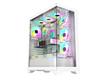 Usine avec 24 ans d'expérience, best-seller, boîtier gaming compact, compatible carte mère E-ATX, verre trempé pour panneau avant et côtés 490B