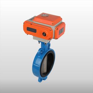 Actionneur électrique motorisé automatique Leadwin MTD pour régulation et modulation de l'eau, vanne papillon à diaphragme de 65 mm avec revêtement en PTFE - Product Image 1