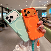 Nouvelle coque magnétique Battle Armor compatible avec iPhone 18 Pro Max et étui portable pour Apple 17 Pro/16/15/14/13
