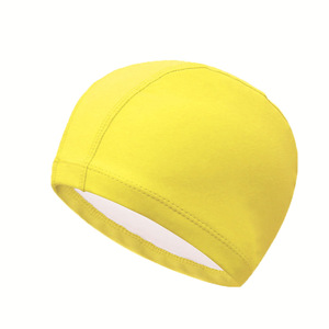 Bonnet de bain pour adultes, unisexe, grande taille, matériau PU, élastique, couleur unie, adapté à la natation et aux sports nautiques - Product Image 3