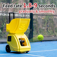 Machine à balles de padel télécommandée, lanceur de balles automatique pressurisé pour l'entraînement en club, logo personnalisé OEM, vente en gros