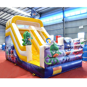 Phổ biến nhất cong Inflatable Slide PVC Inflatable Bouncer trượt lớn người lớn trượt nước Inflatable cho trẻ em - Product Image 4