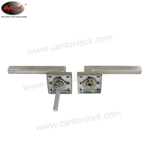 <span class=keywords><strong>Poignée</strong></span> <span class=keywords><strong>de</strong></span> <span class=keywords><strong>porte</strong></span> en bois, serrure pour <span class=keywords><strong>porte</strong></span> d'entrée Hyland OEM NC046, raie <span class=keywords><strong>carrée</strong></span>, serrure à levier en acier inoxydable - Product Image 3