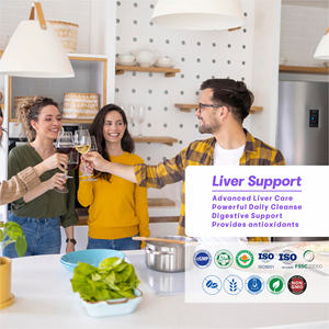 Tablet Pendukung Kesehatan Hati Perbaikan Harian Milk Thistle & Glutathione Suplemen Hati Memberikan Energi dan Dukungan Nutrisi - Product Image 2