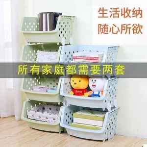 Étagères à marches de couleur nordique, 4 niveaux, organisateur de jouets sur pied, support de rangement écologique pour chambre d'enfant, chambre à coucher, espace de vie - Product Image 2