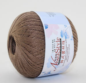 Dimuni büyük stok toplu boyalı merserize pamuk el-örme dantel iplik tığ iplik dikiş için çapraz dikiş el örgü - Product Image 6