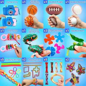Kawaii Animal Crochet Fidget Sensory Toys Soft 125pcs <b>Silicone</b> <b>Rubber</b> Plastic Toys Kids Teenagers Adults Novelty Gag Gifts - Product Image 4