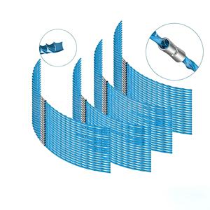 Pièces de rechange pour tondeuse robotisée F016800182, lot de 80, bobine de coupe A6487, fil de coupe robuste GL680 685 690 3,5 mm 31 cm bleu - Product Image 1