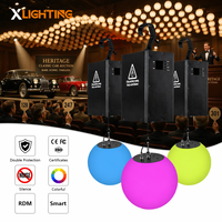 Système de treuil de levage pour boule lumineuse cinétique LED RGBW DMX512 pour église, cathédrale, exposition, spectacle, scène