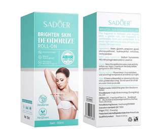 Deodorante Roll-On Sadoer 50ml all'Ingrosso, Asciugatura Rapida, Profumo Naturale Fresco, Schiarisce la Pelle delle Ascelle - Product Image 5