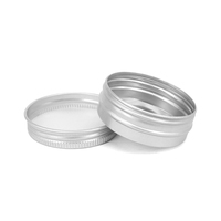 Boîtes en aluminium vides imprimées en couleur 30G, contenants métalliques ronds pour bougies et onguents, boîtes scellées polyvalentes