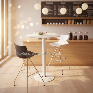 Tabouret <span class=keywords><strong>de</strong></span> <span class=keywords><strong>bar</strong></span> <span class=keywords><strong>pivotant</strong></span> en métal <span class=keywords><strong>de</strong></span> style <span class=keywords><strong>scandinave</strong></span>, norme ANSI/BIFMA, pour <span class=keywords><strong>bar</strong></span> à domicile et usage hôtelier, <span class=keywords><strong>chaise</strong></span> haute durable - Product Image 3