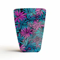 Sachet de thé debout en papier d'aluminium imprimé sur mesure avec fermeture éclair et fenêtre refermable pour boissons