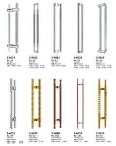 A0144 Austin Factory Wholesale Customizable High Quality Multi Style H S Square Tube Stainless Steel Glass <strong>Door</strong> <strong>Handles</strong> Ss - Product Image 3