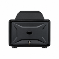 Boîte de rangement modulaire à cadre à lamelles pour fenêtre arrière de SUV, accessoire pour équipement de camping tout-terrain