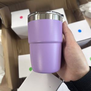 Taza de Café y Leche Mini de Acero Inoxidable 304 de Primera Calidad, con Tapa, Portátil, a Prueba de Fugas, para Coche, Oficina y Uso Diario - Product Image 3