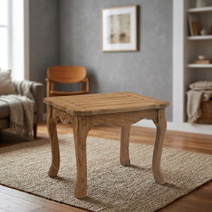 Mesa de Comedor Rectangular de Madera Maciza Tradicional, Patas Talladas, Diseño Moderno Hecho a Mano, Resistente al Agua, Ecológica, Duradera, Ensamblaje OEM - Product Image 2