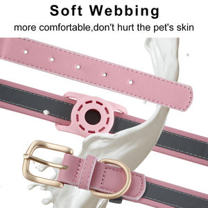 <span class=keywords><strong>Collar</strong></span> para mascotas con etiqueta de aire personalizada ajustable, <span class=keywords><strong>Collar</strong></span> de perro de cuero con seguimiento <span class=keywords><strong>GPS</strong></span>, suministro más vendido - Product Image 3