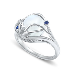 Anello Traforato con Perle Imitate per Donna, Gioiello da Dito alla Moda per Uso Quotidiano - Product Image 3
