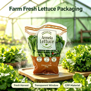 Sac conique en CPP personnalisé avec logo et trous d'aération pour l'emballage de fruits frais en supermarché – Fabrication en usine - Product Image 4