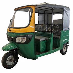 HLD Tuk Tuk <span class=keywords><strong>a</strong></span> 3 <span class=keywords><strong>Ruote</strong></span> Bajaj per Trasporto Passeggeri, Triciclo con Cabina per Spostamenti Urbani, Taxi Tuktuk - Product Image 1